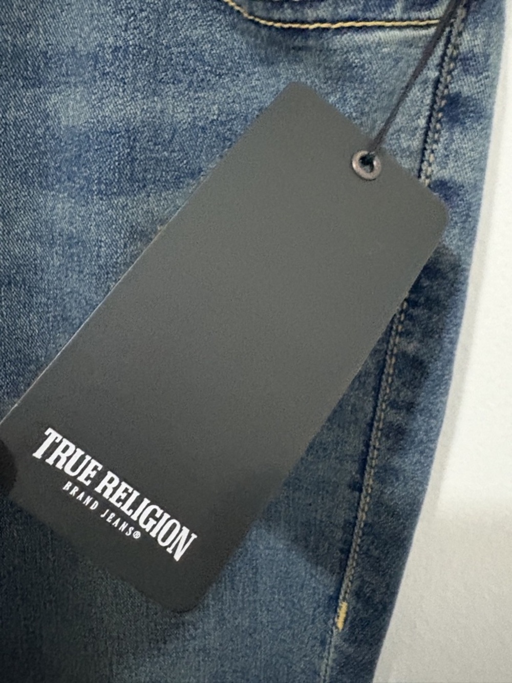 NWT True Religion Jennie Curvy Mid Rise Super Skinny Jeans Bedazzle Size 27 Y2K - Picture 4 of 7